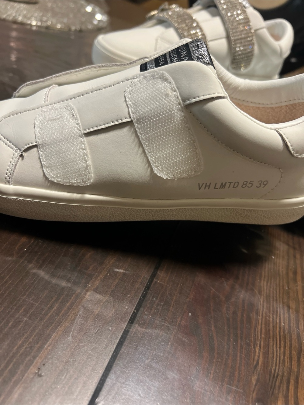 Rare Vintage Havana The Iconic Limited Edition Sparkle Star PureWhite Sz 8.5 - Picture 12 of 16